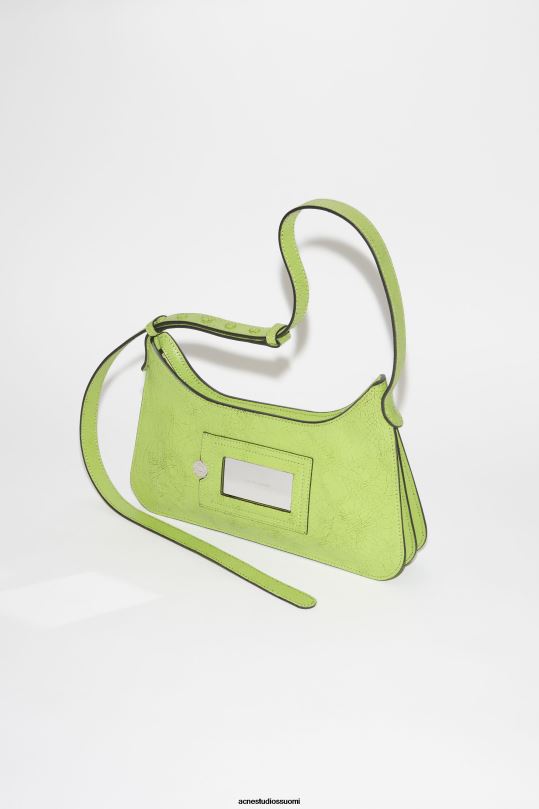 Acne Studios Lisätarvikkeet limenvihreä 0VF2B741 platt mini olkalaukku