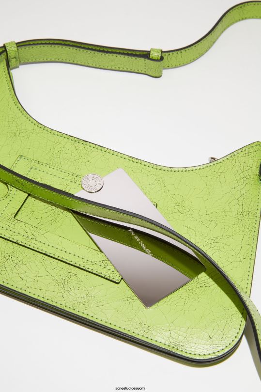 Acne Studios Lisätarvikkeet limenvihreä 0VF2B741 platt mini olkalaukku