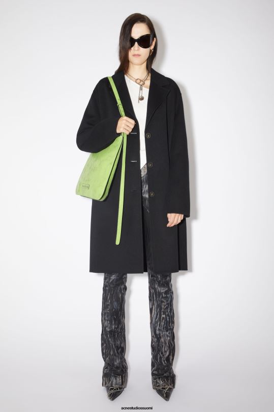 Acne Studios Lisätarvikkeet limenvihreä 0VF2B742 platt olkalaukku