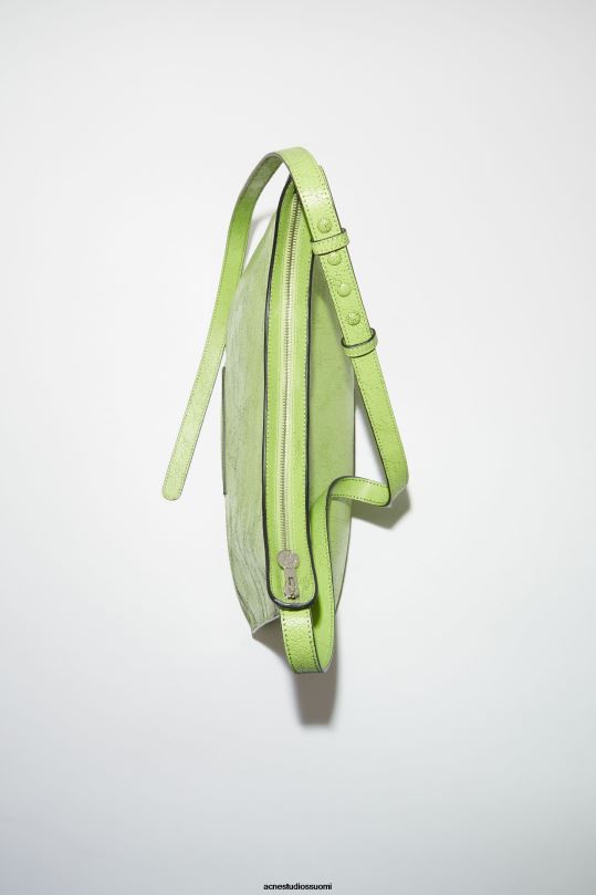 Acne Studios Lisätarvikkeet limenvihreä 0VF2B742 platt olkalaukku