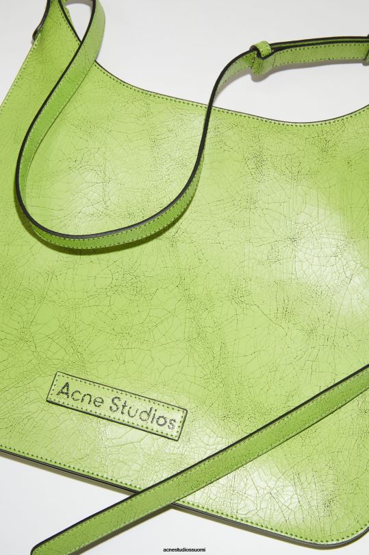 Acne Studios Lisätarvikkeet limenvihreä 0VF2B742 platt olkalaukku