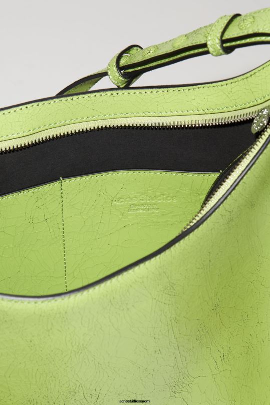 Acne Studios Lisätarvikkeet limenvihreä 0VF2B742 platt olkalaukku