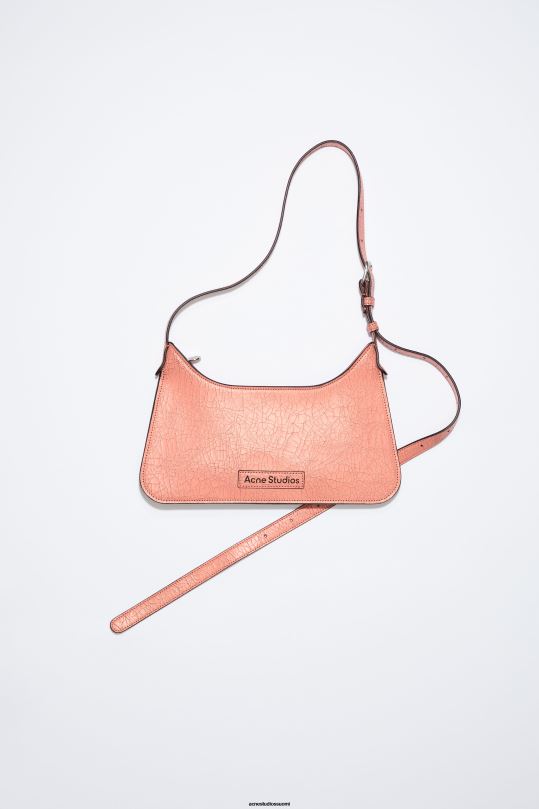 Acne Studios Lisätarvikkeet lohen pinkki 0VF2B861 platt mini olkalaukku