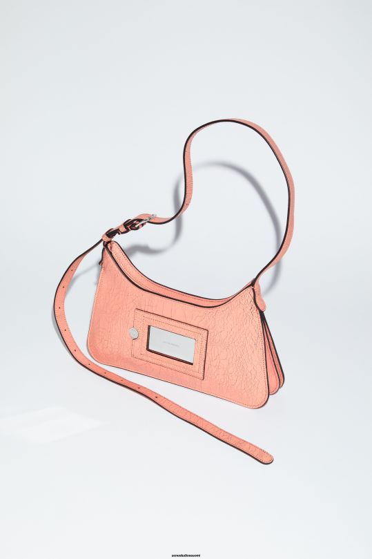 Acne Studios Lisätarvikkeet lohen pinkki 0VF2B861 platt mini olkalaukku