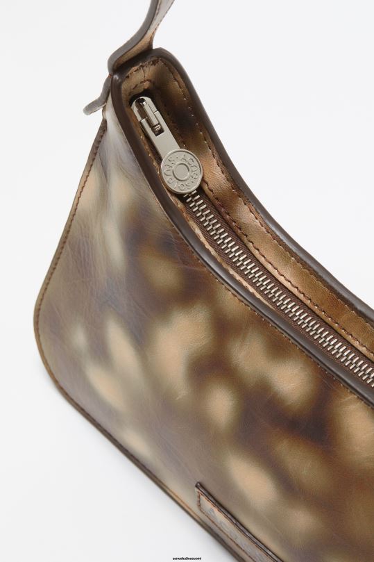 Acne Studios Lisätarvikkeet moni ruskea 0VF2B631 platt mini olkalaukku