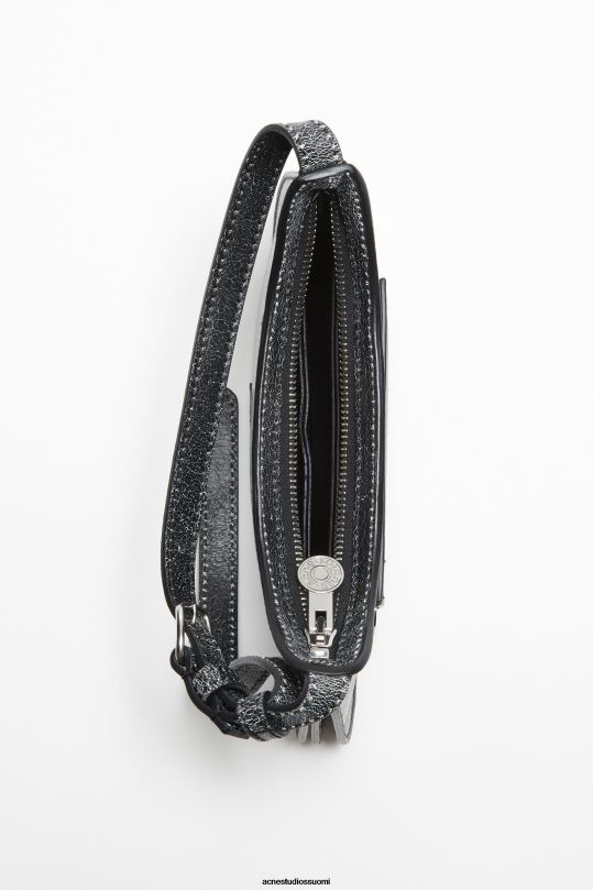 Acne Studios Lisätarvikkeet musta 0VF2B465 platt micro olkalaukku