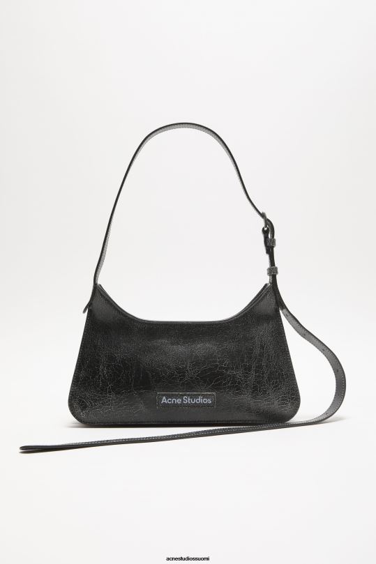 Acne Studios Lisätarvikkeet musta 0VF2B467 platt mini olkalaukku