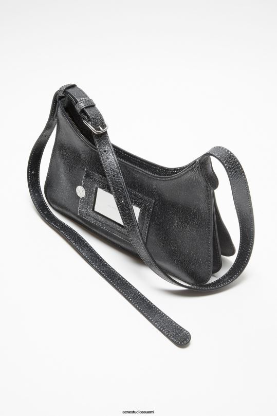 Acne Studios Lisätarvikkeet musta 0VF2B467 platt mini olkalaukku