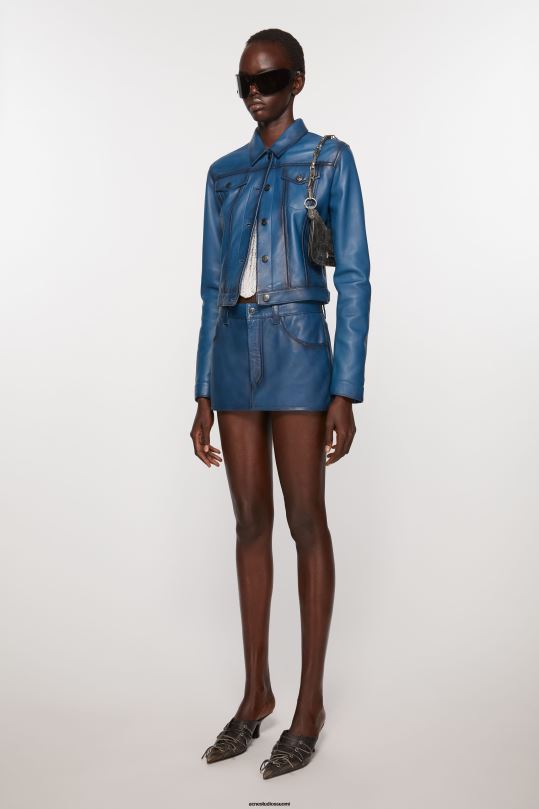 Acne Studios Lisätarvikkeet musta 0VF2B470 platt micro olkalaukku