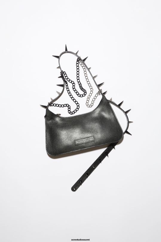 Acne Studios Lisätarvikkeet musta 0VF2B489 platt spike mini olkalaukku