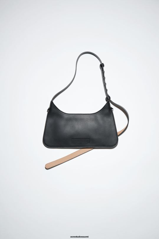 Acne Studios Lisätarvikkeet musta 0VF2B492 platt mini olkalaukku