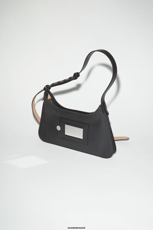 Acne Studios Lisätarvikkeet musta 0VF2B492 platt mini olkalaukku