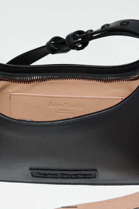 Acne Studios Lisätarvikkeet musta 0VF2B492 platt mini olkalaukku