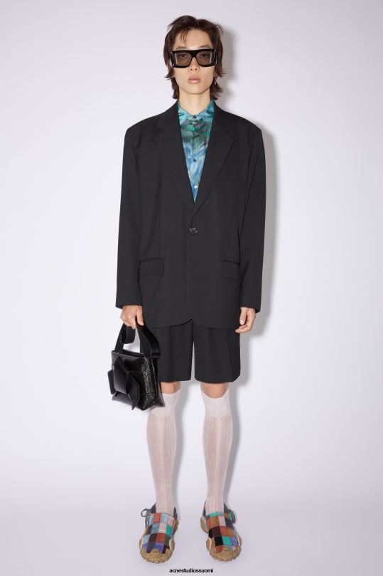Acne Studios Lisätarvikkeet musta 0VF2B501 musubi olkalaukku