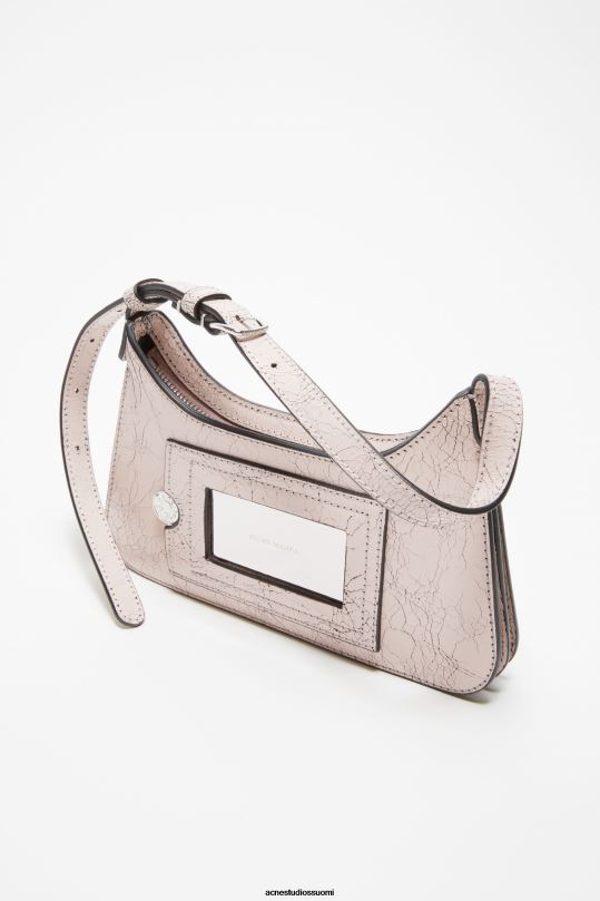 Acne Studios Lisätarvikkeet pastelli pinkki 0VF2B838 platt micro olkalaukku