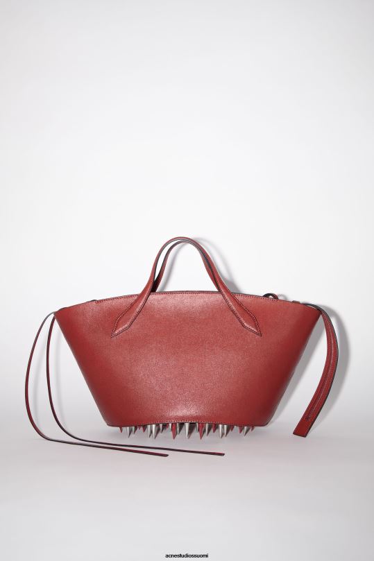Acne Studios Lisätarvikkeet punainen 0VF2B756 piikki olkalaukku