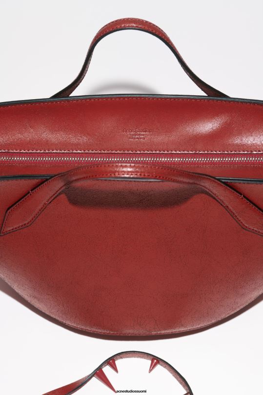 Acne Studios Lisätarvikkeet punainen 0VF2B756 piikki olkalaukku