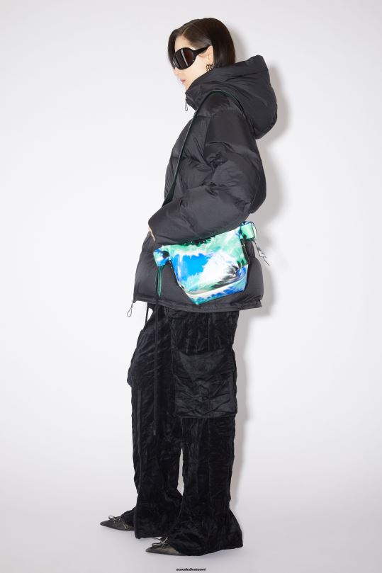 Acne Studios Lisätarvikkeet sinivihreä 0VF2B538 musubi mini olkalaukku