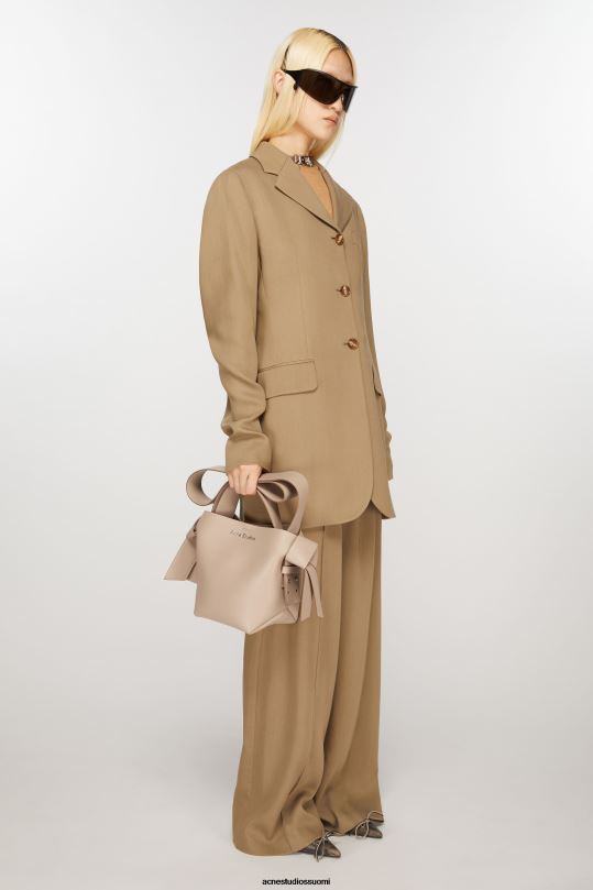 Acne Studios Lisätarvikkeet taupe beige 0VF2B461 musubi mini olkalaukku