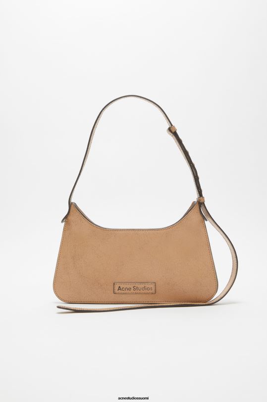 Acne Studios Lisätarvikkeet tumma beige 0VF2B668 platt mini olkalaukku