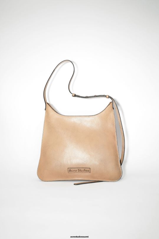 Acne Studios Lisätarvikkeet tumma beige 0VF2B669 platt olkalaukku