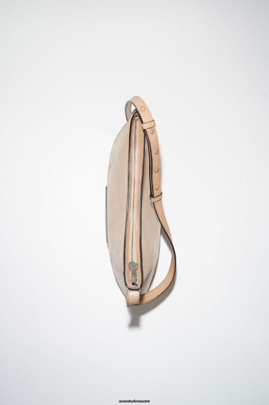 Acne Studios Lisätarvikkeet tumma beige 0VF2B669 platt olkalaukku