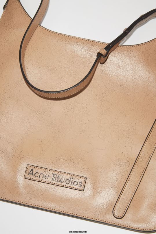 Acne Studios Lisätarvikkeet tumma beige 0VF2B669 platt olkalaukku