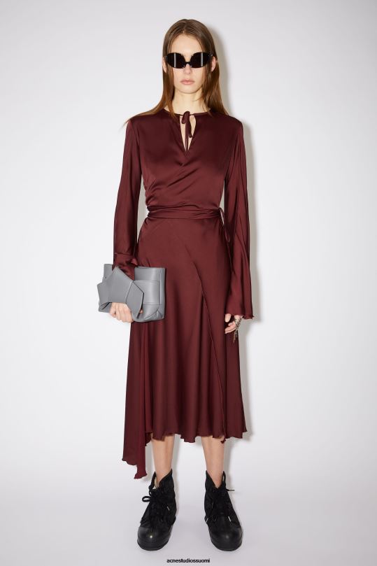 Acne Studios Lisätarvikkeet tummanharmaa 0VF2B593 musubi olkalaukku