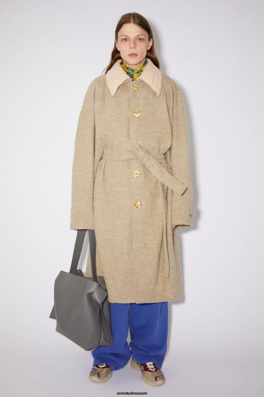 Acne Studios Lisätarvikkeet tummanharmaa 0VF2B595 musubi midi olkalaukku
