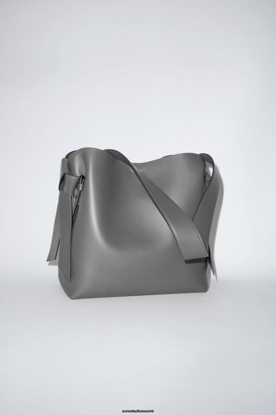 Acne Studios Lisätarvikkeet tummanharmaa 0VF2B595 musubi midi olkalaukku