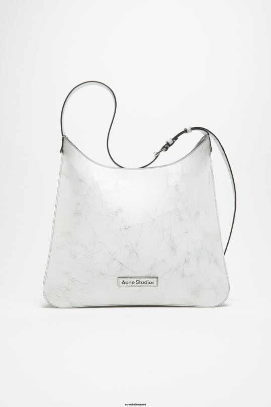 Acne Studios Lisätarvikkeet valkoinen 0VF2B823 platt olkalaukku