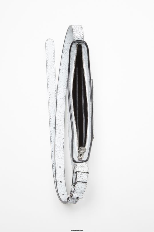 Acne Studios Lisätarvikkeet valkoinen 0VF2B824 platt mini olkalaukku