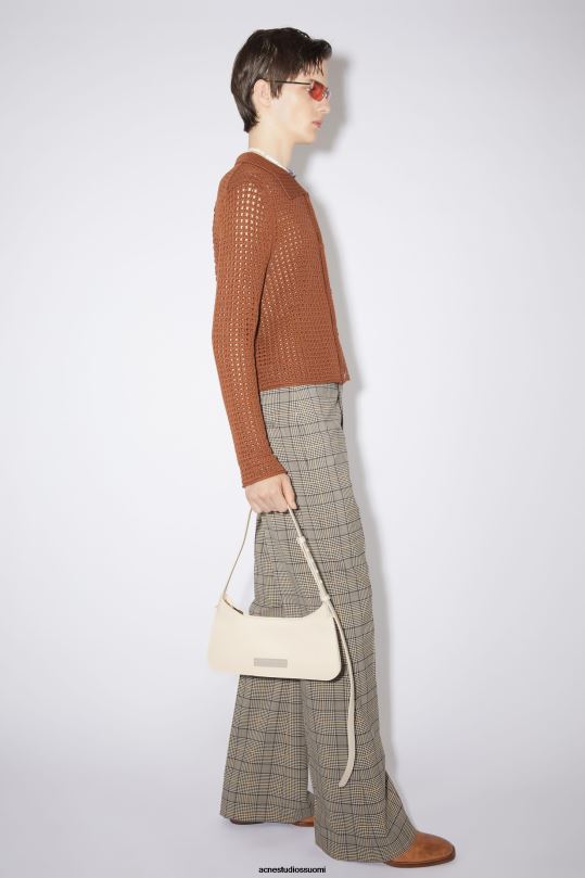Acne Studios Lisätarvikkeet valkoinen 0VF2B830 platt mini olkalaukku