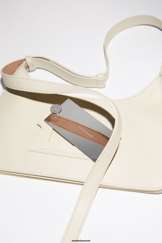 Acne Studios Lisätarvikkeet valkoinen 0VF2B830 platt mini olkalaukku
