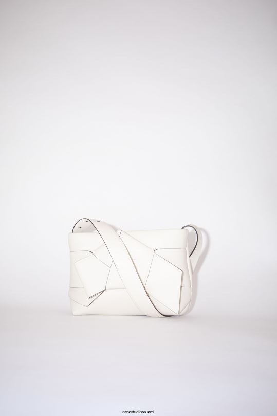 Acne Studios Lisätarvikkeet valkoinen musta 0VF2B835 musubi olkalaukku