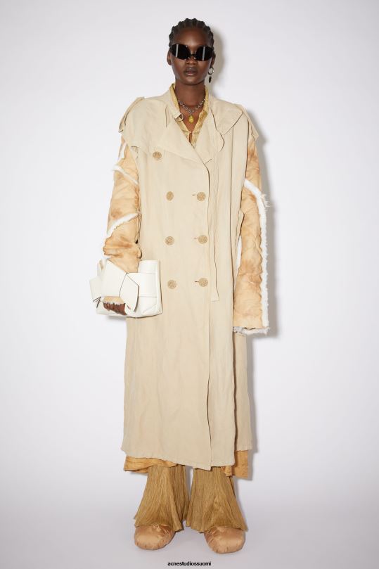 Acne Studios Lisätarvikkeet valkoinen musta 0VF2B835 musubi olkalaukku