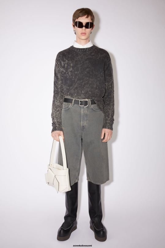 Acne Studios Lisätarvikkeet valkoinen musta 0VF2B835 musubi olkalaukku