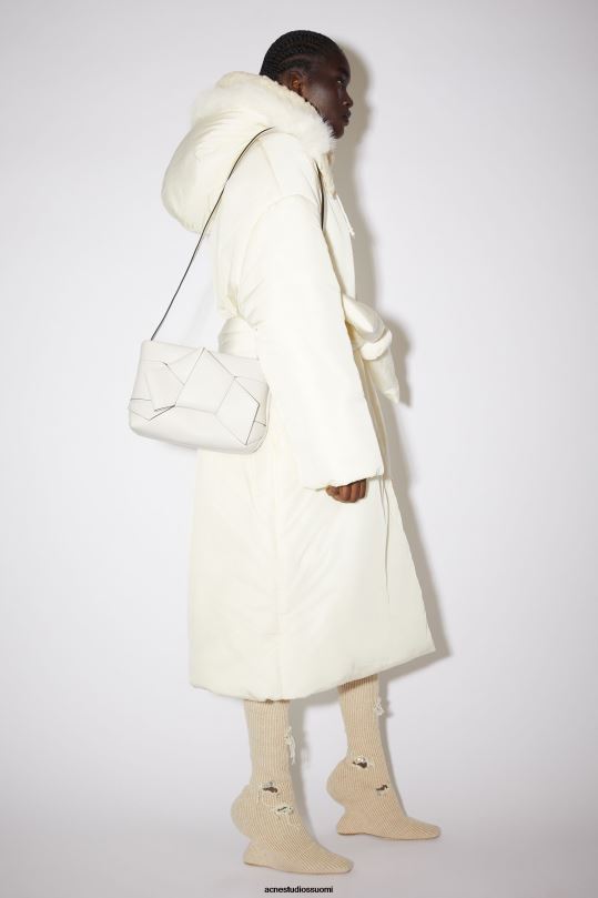Acne Studios Lisätarvikkeet valkoinen musta 0VF2B835 musubi olkalaukku