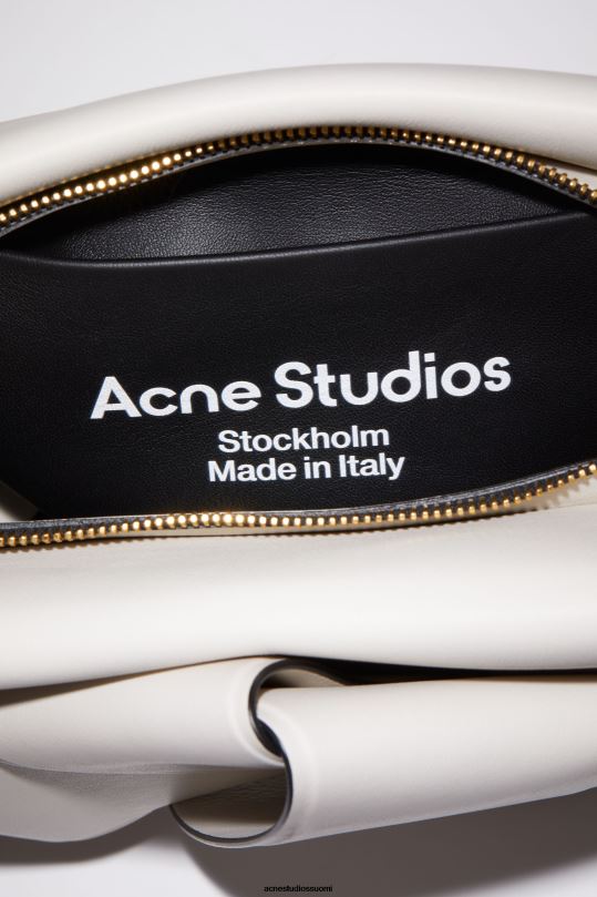 Acne Studios Lisätarvikkeet valkoinen musta 0VF2B835 musubi olkalaukku