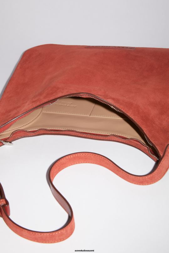 Acne Studios Lisätarvikkeet viininpunainen 0VF2B598 platt olkalaukku