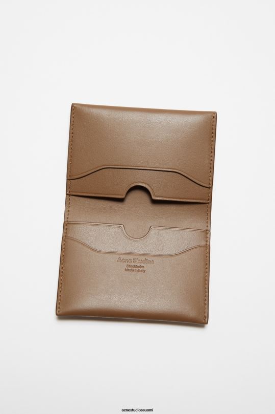 Acne Studios Lisätarvikkeet kamelin ruskea 0VF2B721 taitettu korttiteline