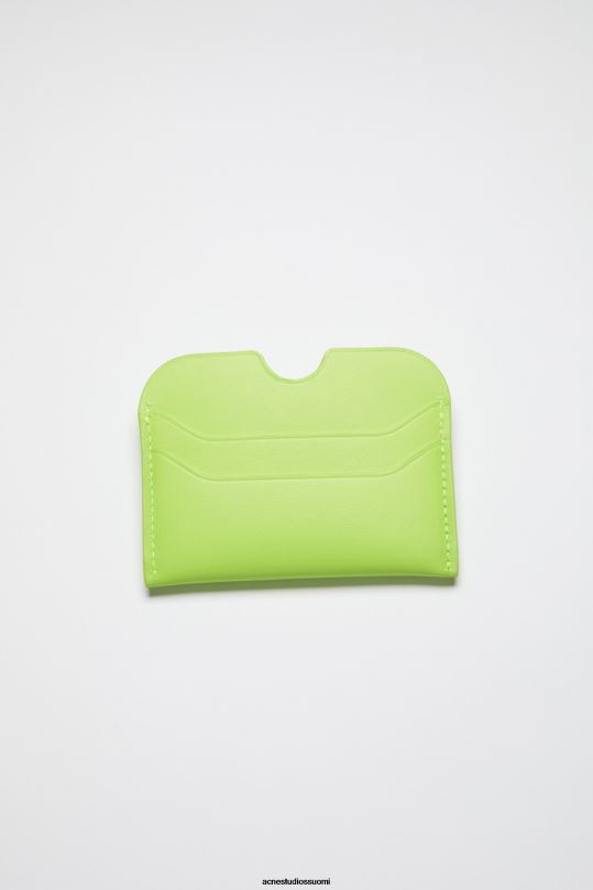 Acne Studios Lisätarvikkeet limenvihreä 0VF2B738 kortin haltija