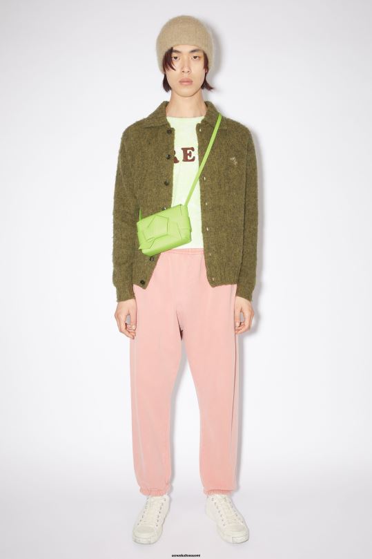 Acne Studios Lisätarvikkeet limenvihreä 0VF2B739 musubi mini crossbody laukku