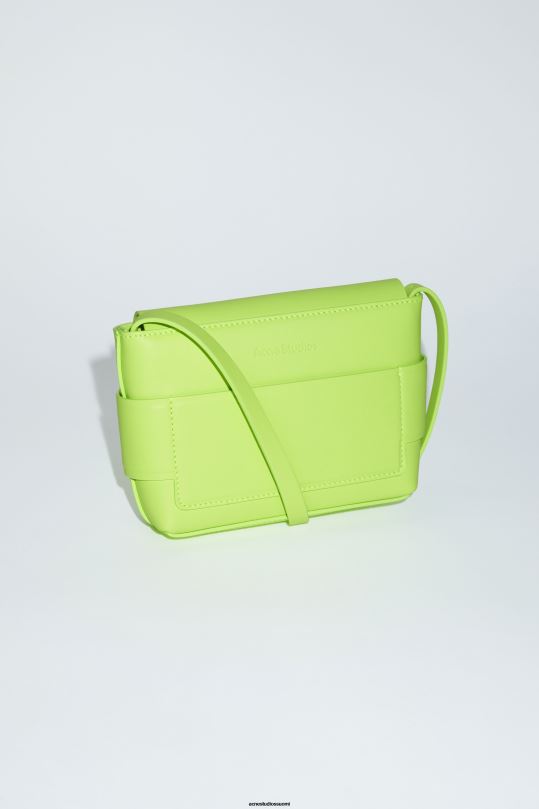Acne Studios Lisätarvikkeet limenvihreä 0VF2B739 musubi mini crossbody laukku