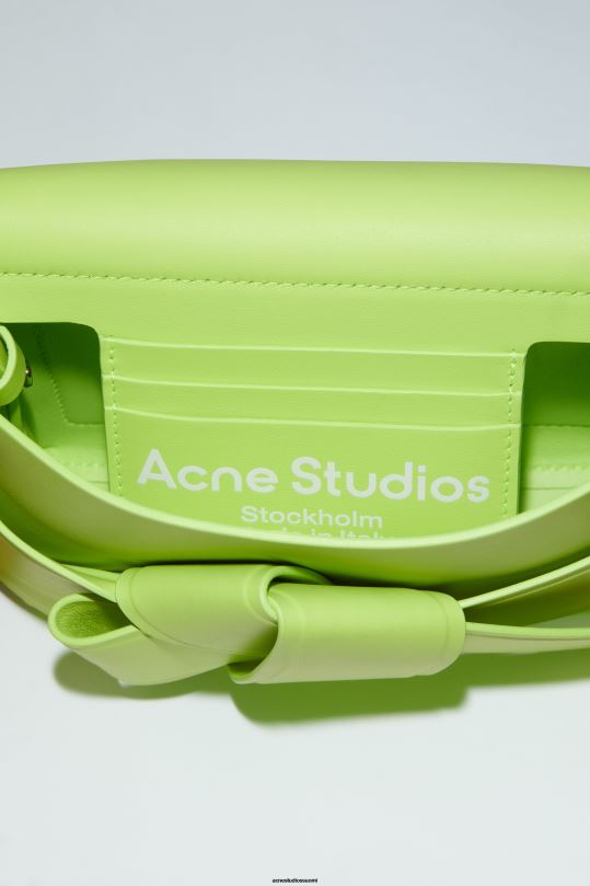 Acne Studios Lisätarvikkeet limenvihreä 0VF2B739 musubi mini crossbody laukku