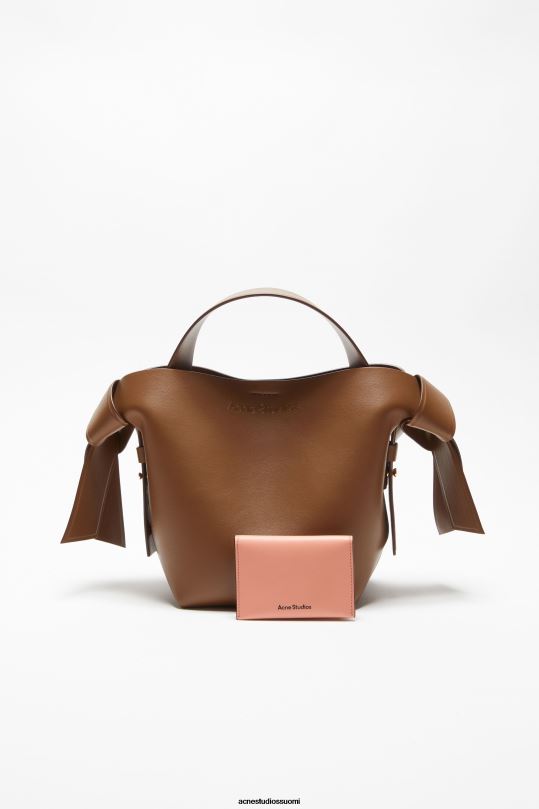 Acne Studios Lisätarvikkeet lohen pinkki 0VF2B860 taitettu nahkalompakko
