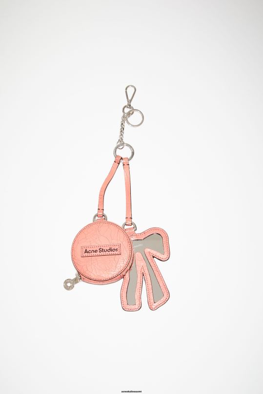 Acne Studios Lisätarvikkeet lohen pinkki 0VF2B862 kolikkolompakko ja keulapeili