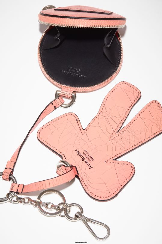 Acne Studios Lisätarvikkeet lohen pinkki 0VF2B862 kolikkolompakko ja keulapeili
