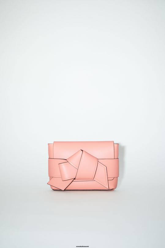 Acne Studios Lisätarvikkeet lohen pinkki 0VF2B865 musubi mini crossbody laukku