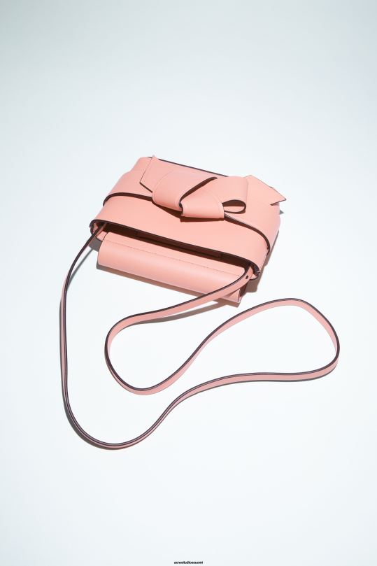 Acne Studios Lisätarvikkeet lohen pinkki 0VF2B865 musubi mini crossbody laukku